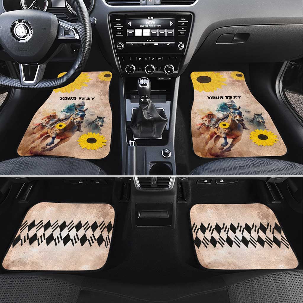 Preakness Horse Racing Car Mats Run for the Black Eyed Susans