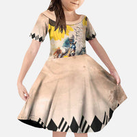 Personalized Preakness Horse Racing Family Matching Mermaid Dress and Hawaiian Shirt Run for the Black Eyed Susans