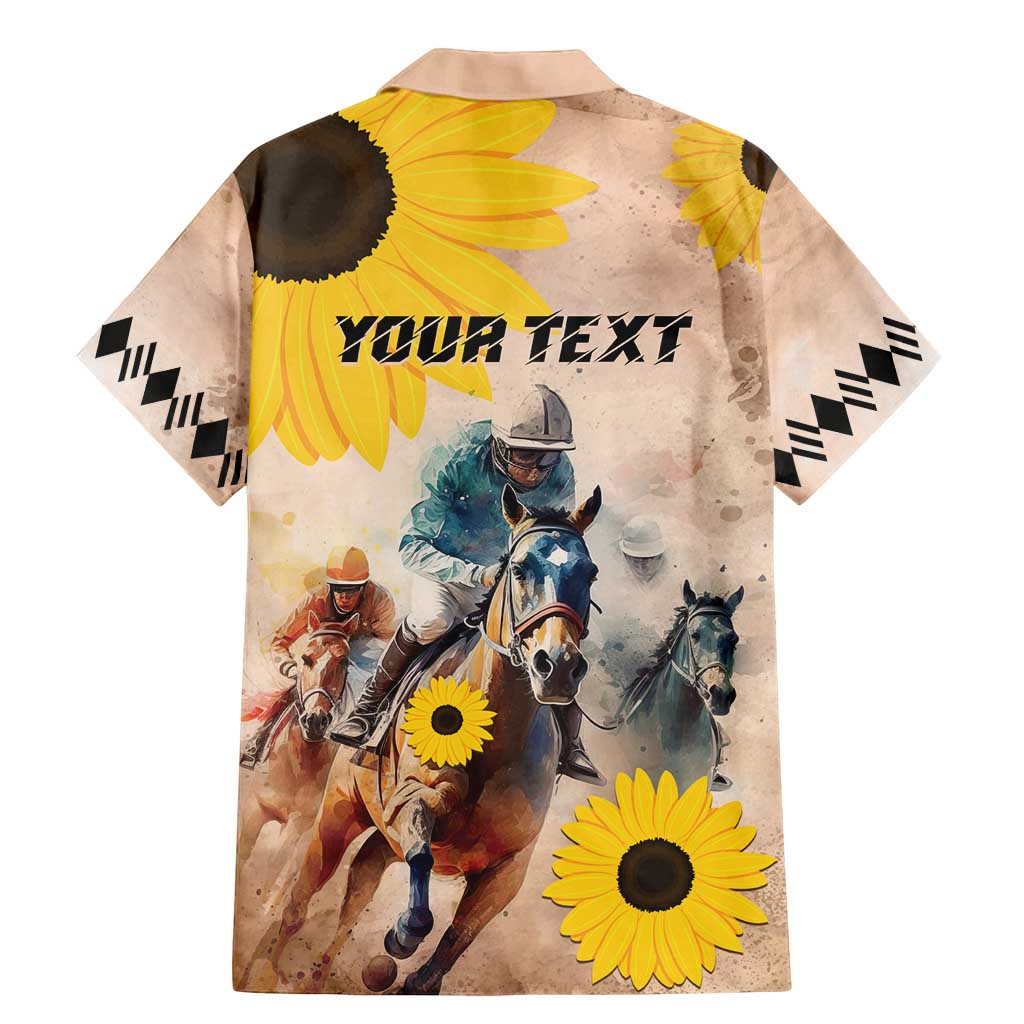 Personalized Preakness Horse Racing Family Matching Mermaid Dress and Hawaiian Shirt Run for the Black Eyed Susans
