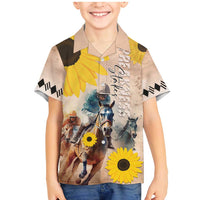 Personalized Preakness Horse Racing Family Matching Mermaid Dress and Hawaiian Shirt Run for the Black Eyed Susans