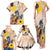 Personalized Preakness Horse Racing Family Matching Tank Maxi Dress and Hawaiian Shirt Run for the Black Eyed Susans