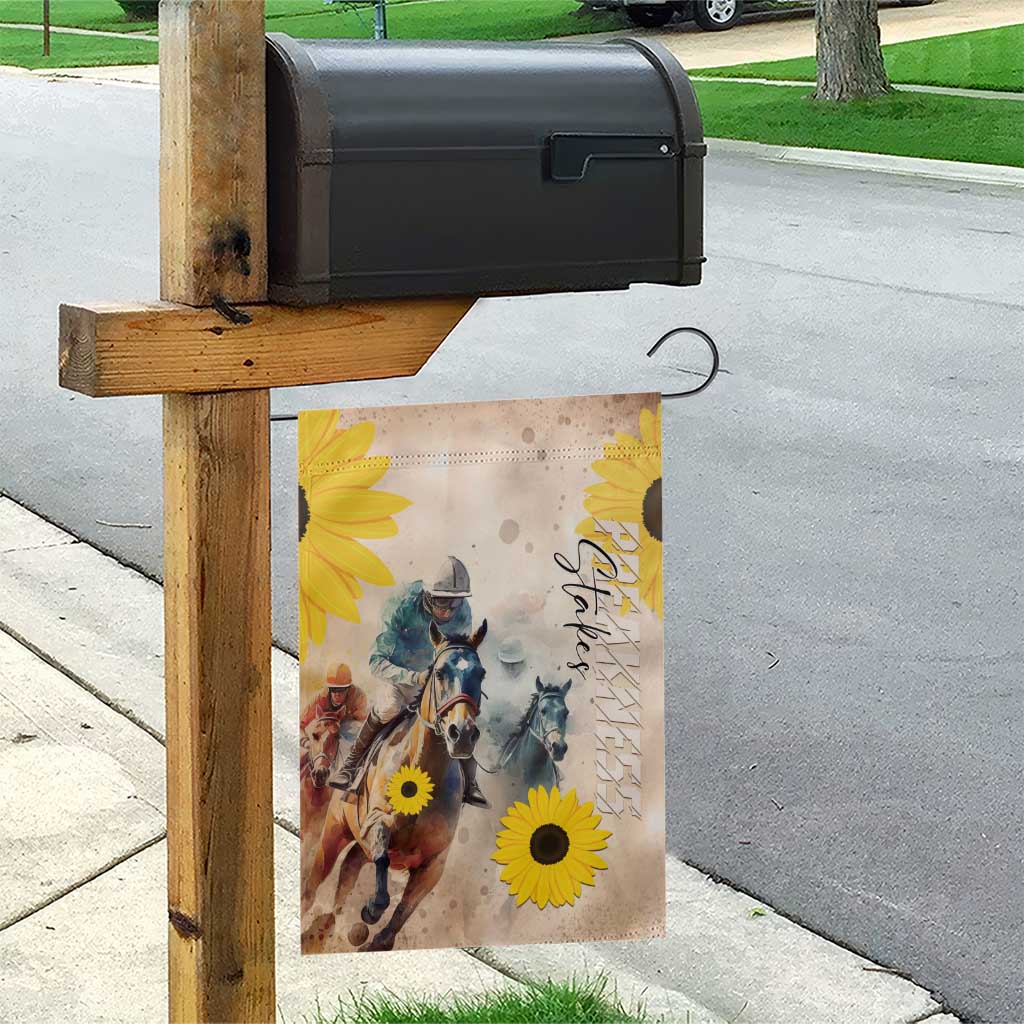 Preakness Horse Racing Garden Flag Run for the Black Eyed Susans