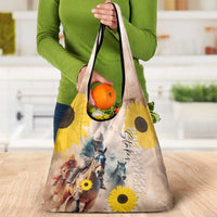 Preakness Horse Racing Grocery Bag Run for the Black Eyed Susans