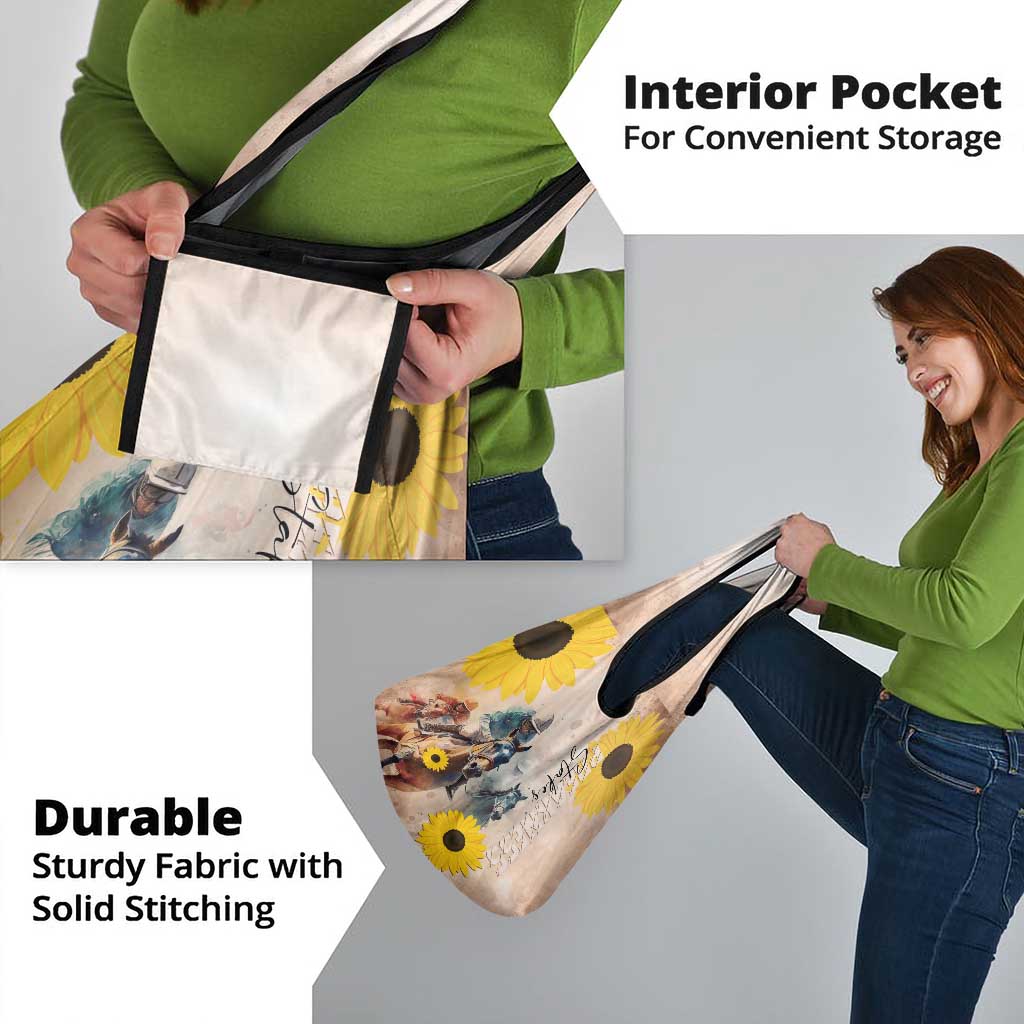 Preakness Horse Racing Grocery Bag Run for the Black Eyed Susans