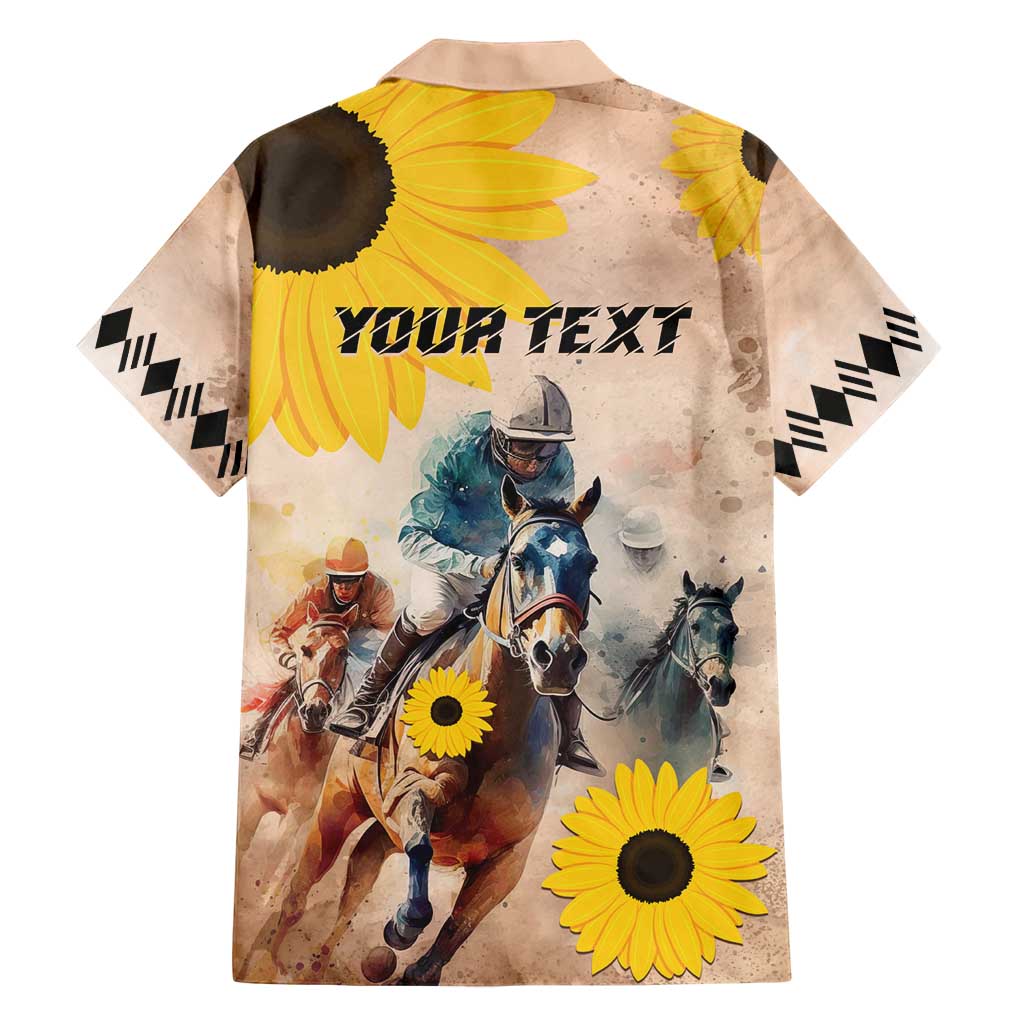 Personalized Preakness Horse Racing Hawaiian Shirt Run for the Black Eyed Susans