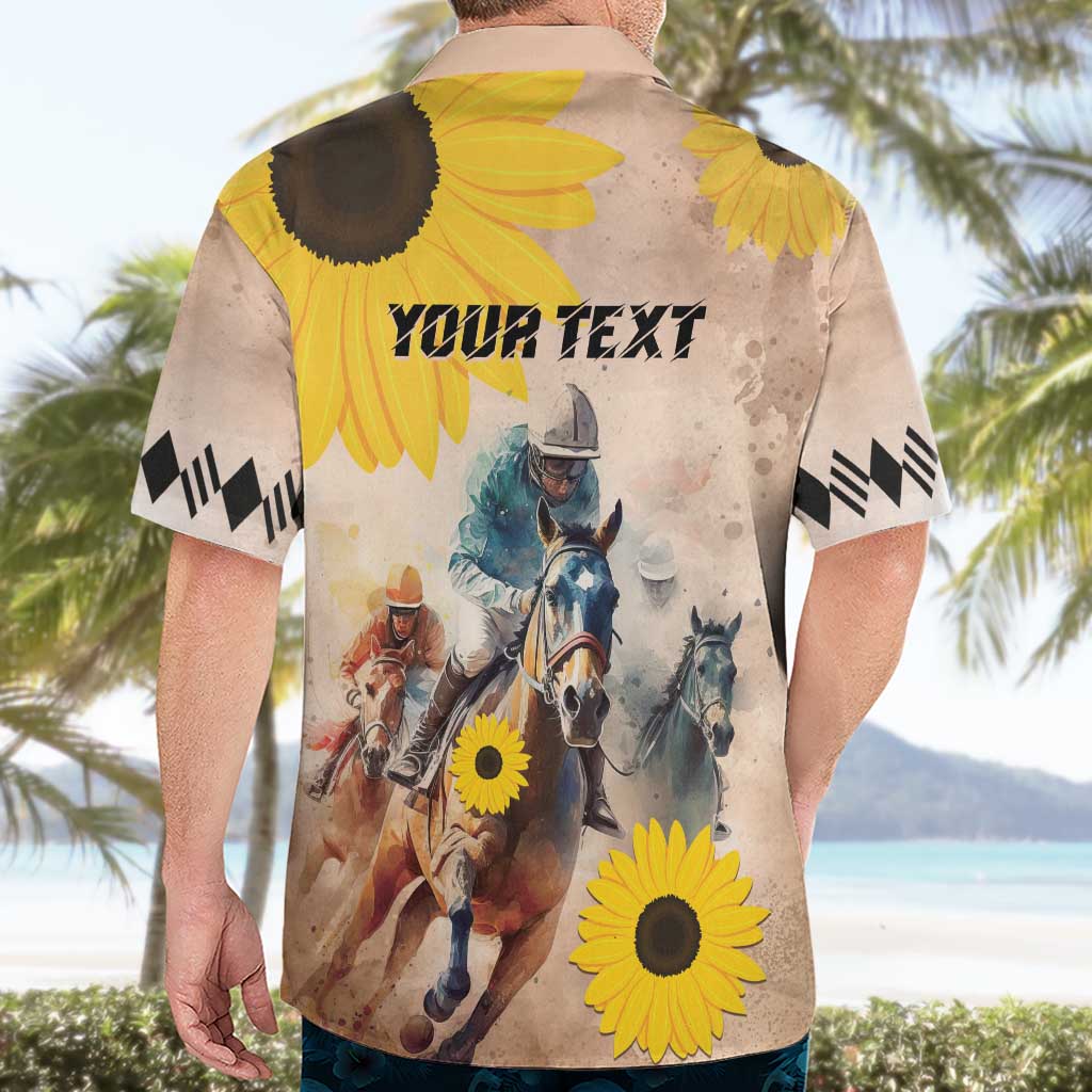 Personalized Preakness Horse Racing Hawaiian Shirt Run for the Black Eyed Susans