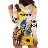 Personalized Preakness Horse Racing Hoodie Dress Run for the Black Eyed Susans