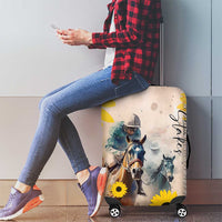 Preakness Horse Racing Luggage Cover Run for the Black Eyed Susans