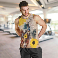 Personalized Preakness Horse Racing Men Tank Top Run for the Black Eyed Susans