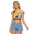 Personalized Preakness Horse Racing Raglan Cropped T Shirt Run for the Black Eyed Susans