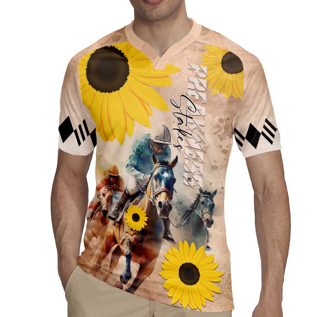 Personalized Preakness Horse Racing Rugby Jersey Run for the Black Eyed Susans