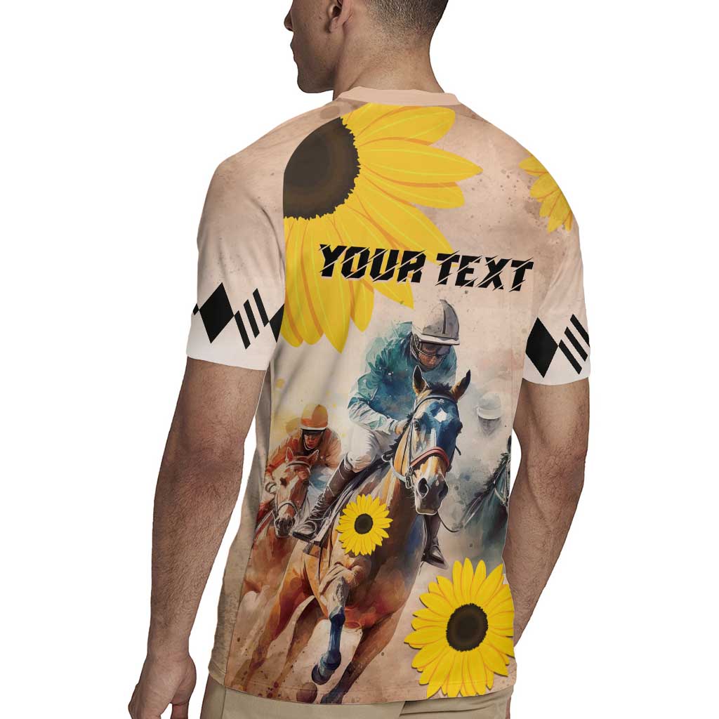 Personalized Preakness Horse Racing Rugby Jersey Run for the Black Eyed Susans