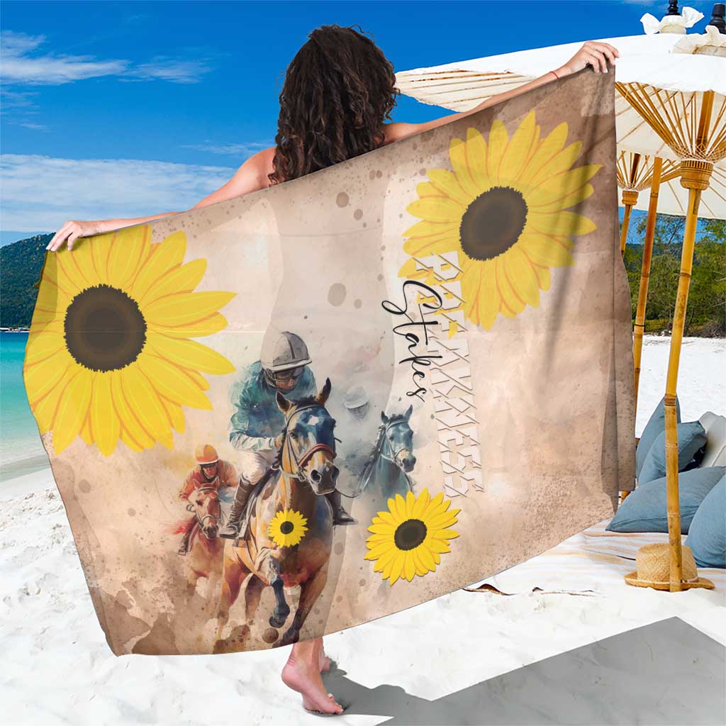 Preakness Horse Racing Sarong Run for the Black Eyed Susans