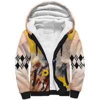 Personalized Preakness Horse Racing Sherpa Hoodie Run for the Black Eyed Susans