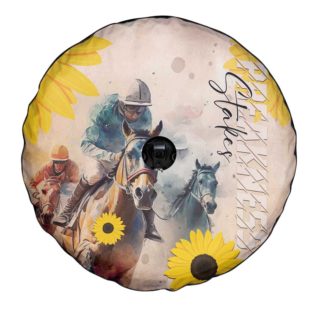 Preakness Horse Racing Spare Tire Cover Run for the Black Eyed Susans