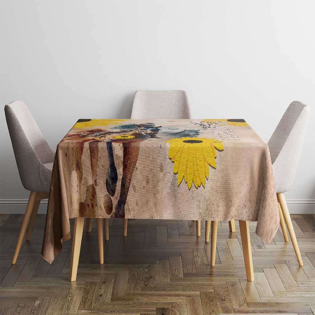 Preakness Horse Racing Tablecloth Run for the Black Eyed Susans