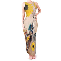 Personalized Preakness Horse Racing Tank Maxi Dress Run for the Black Eyed Susans