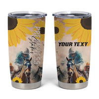 Personalized Preakness Horse Racing Tumbler Cup Run for the Black Eyed Susans