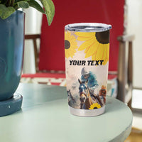 Personalized Preakness Horse Racing Tumbler Cup Run for the Black Eyed Susans