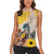 Personalized Preakness Horse Racing Women Sleeveless Polo Shirt Run for the Black Eyed Susans