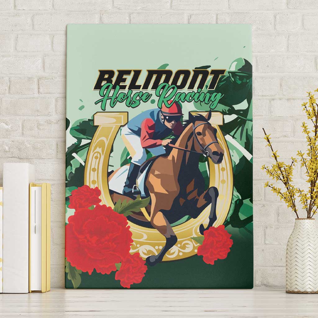 Belmont Horse Racing Canvas Wall Art The Test of the Champion