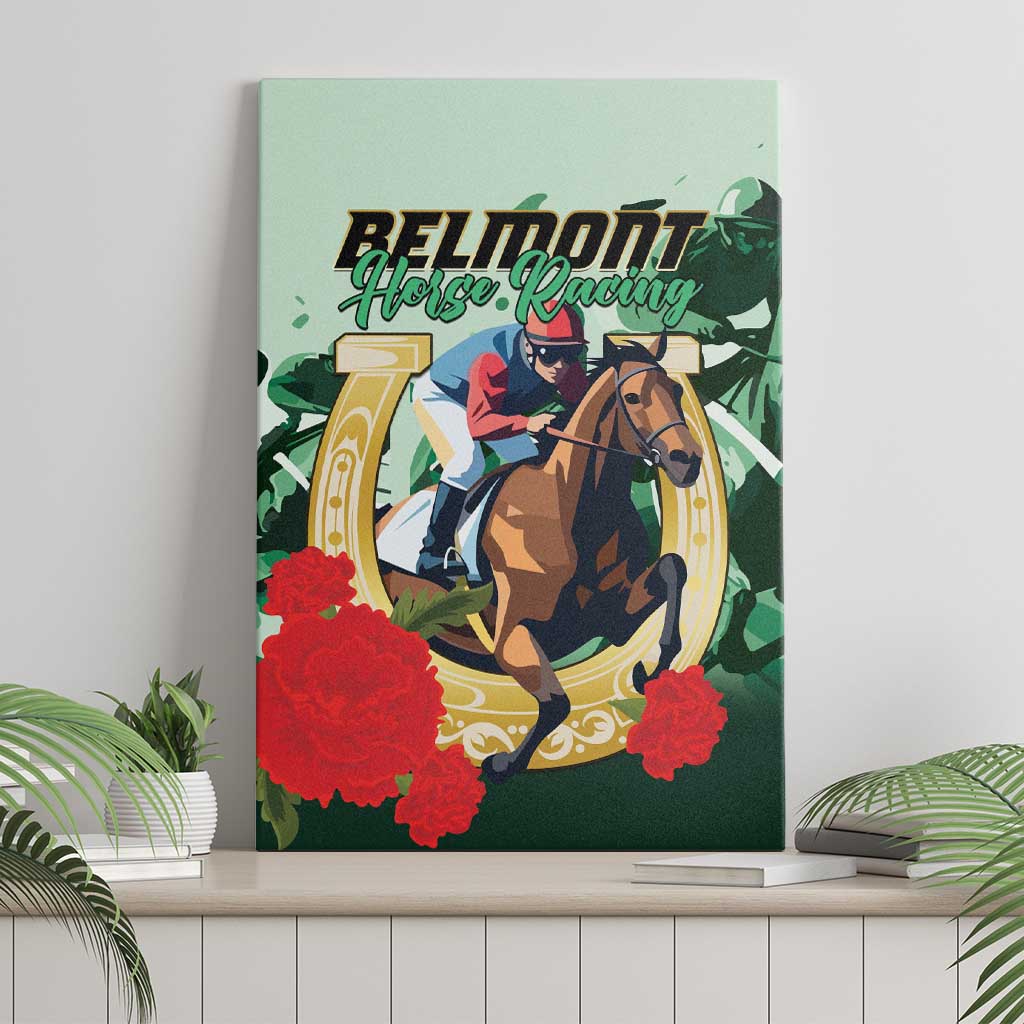 Belmont Horse Racing Canvas Wall Art The Test of the Champion