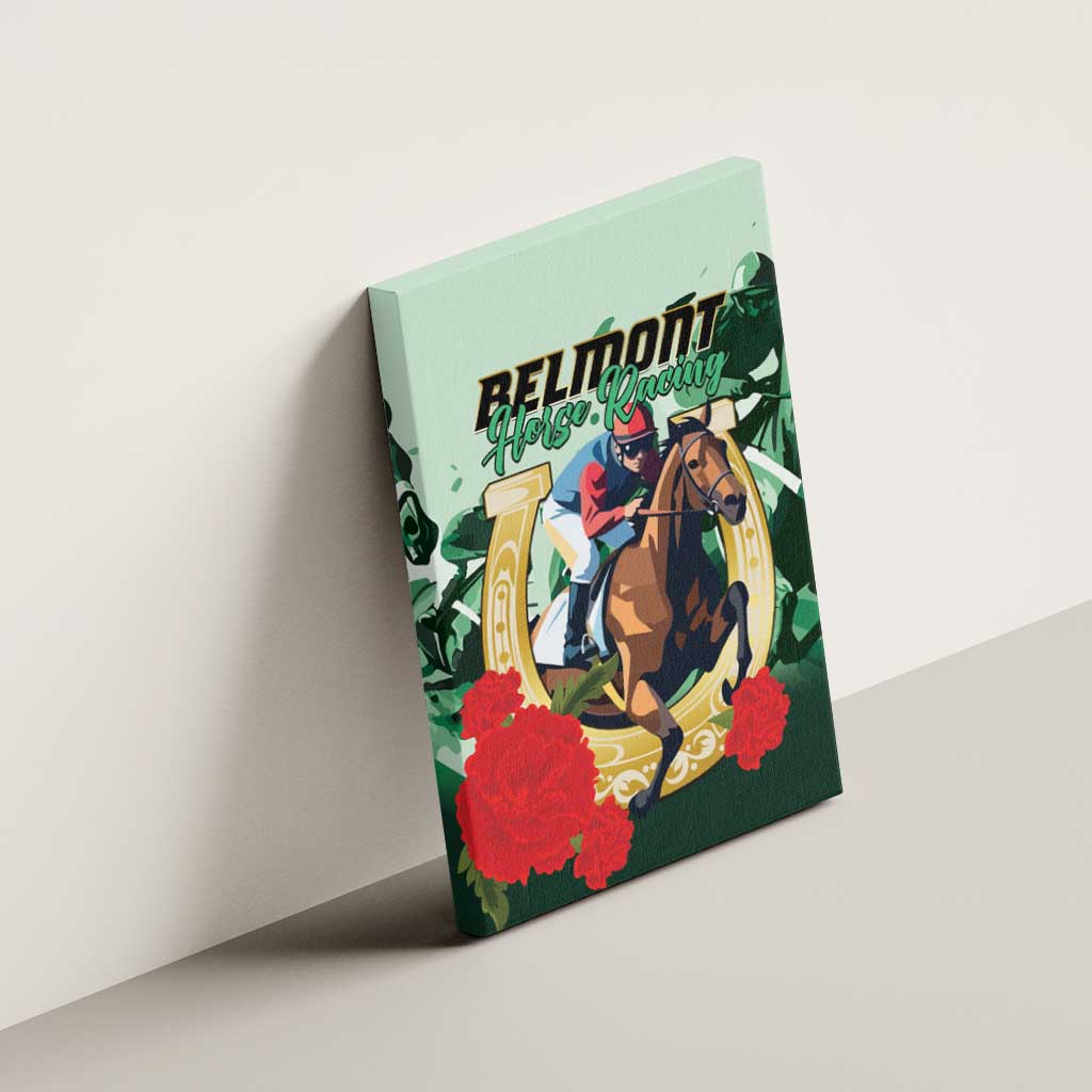 Belmont Horse Racing Canvas Wall Art The Test of the Champion