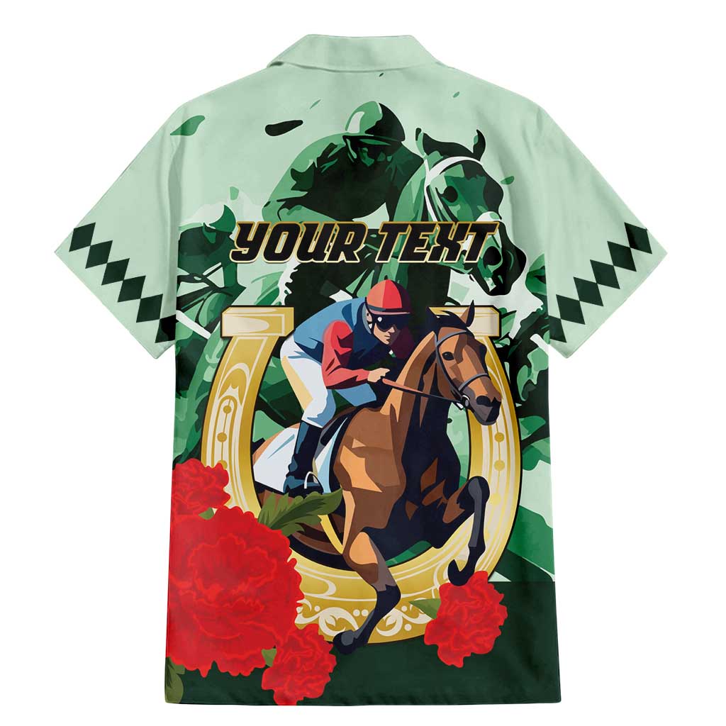 Personalized Belmont Horse Racing Family Matching Mermaid Dress and Hawaiian Shirt The Test of the Champion