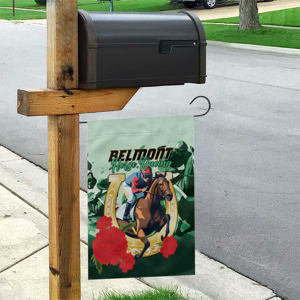 Belmont Horse Racing Garden Flag The Test of the Champion