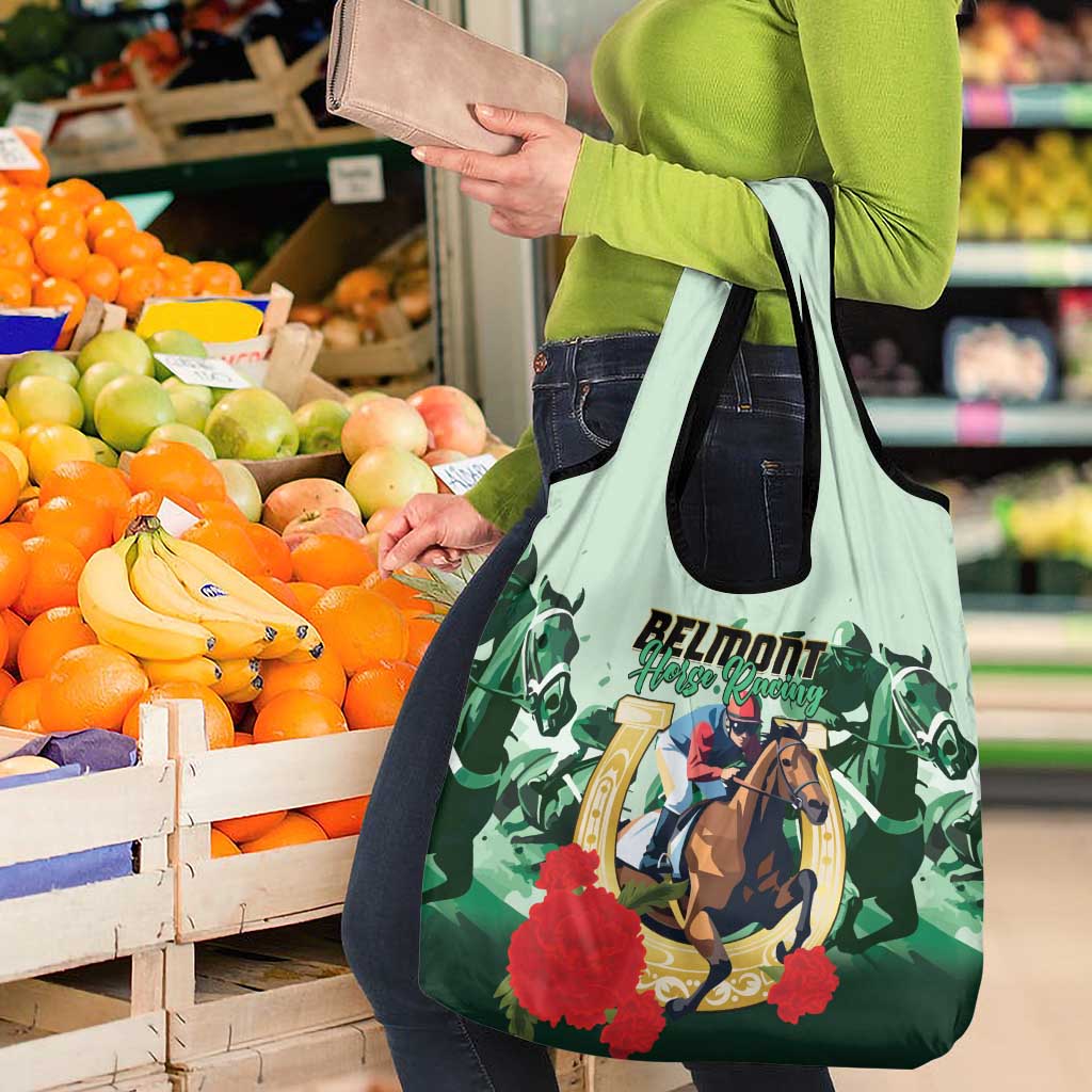 Belmont Horse Racing Grocery Bag The Test of the Champion