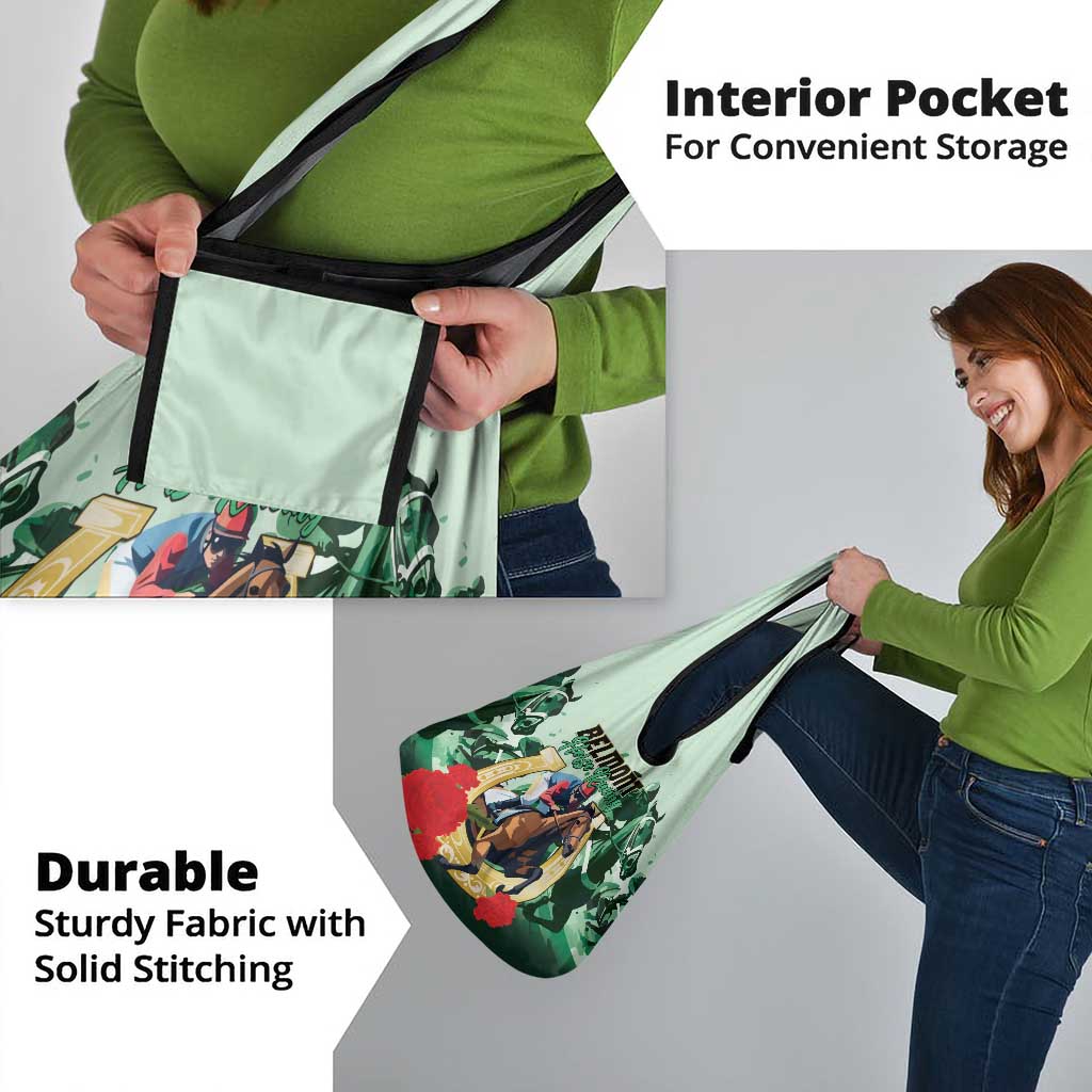 Belmont Horse Racing Grocery Bag The Test of the Champion