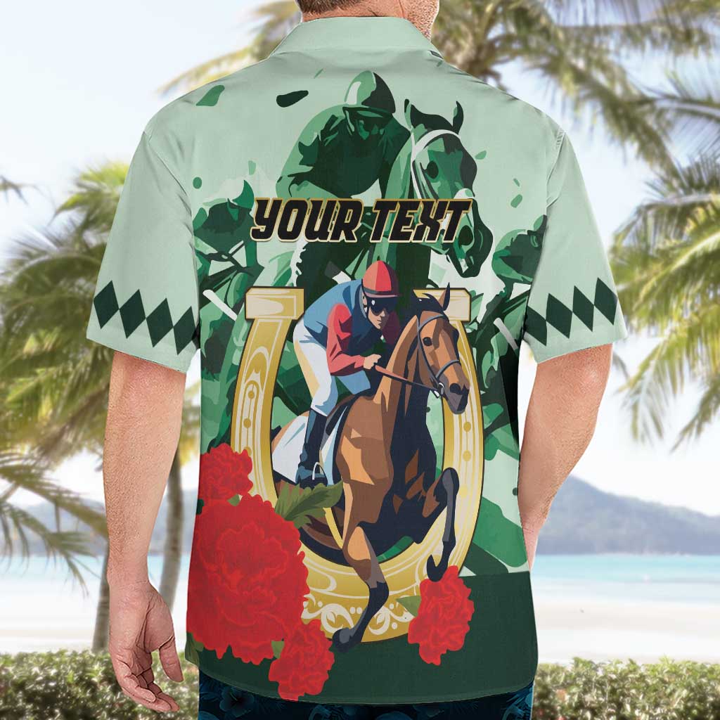 Personalized Belmont Horse Racing Hawaiian Shirt The Test of the Champion