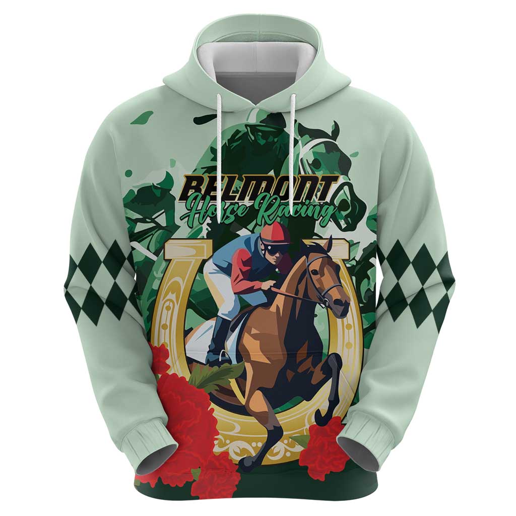 Personalized Belmont Horse Racing Hoodie The Test of the Champion