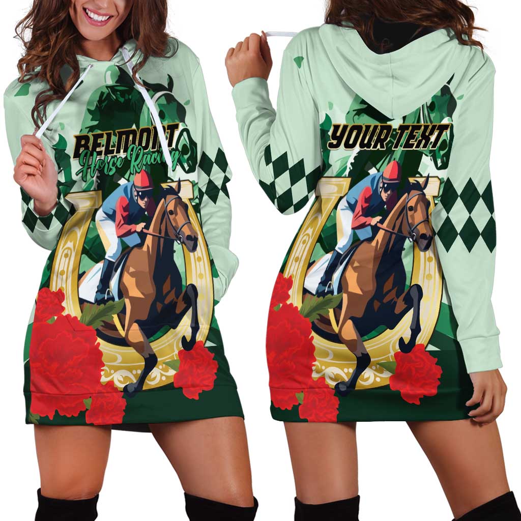 Personalized Belmont Horse Racing Hoodie Dress The Test of the Champion