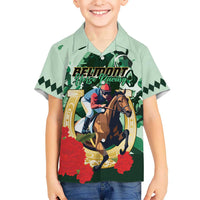 Personalized Belmont Horse Racing Kid Hawaiian Shirt The Test of the Champion