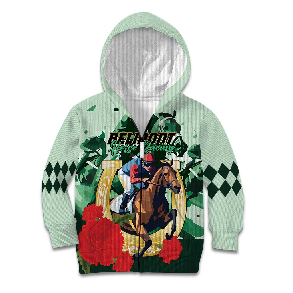 Personalized Belmont Horse Racing Kid Hoodie The Test of the Champion