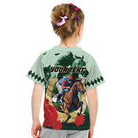Personalized Belmont Horse Racing Kid T Shirt The Test of the Champion