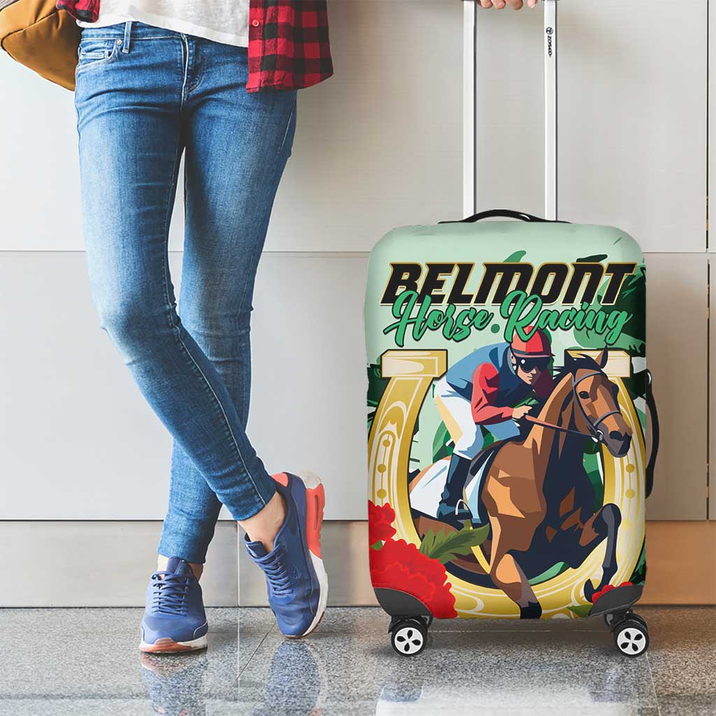 Belmont Horse Racing Luggage Cover The Test of the Champion
