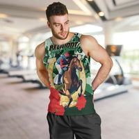 Personalized Belmont Horse Racing Men Tank Top The Test of the Champion