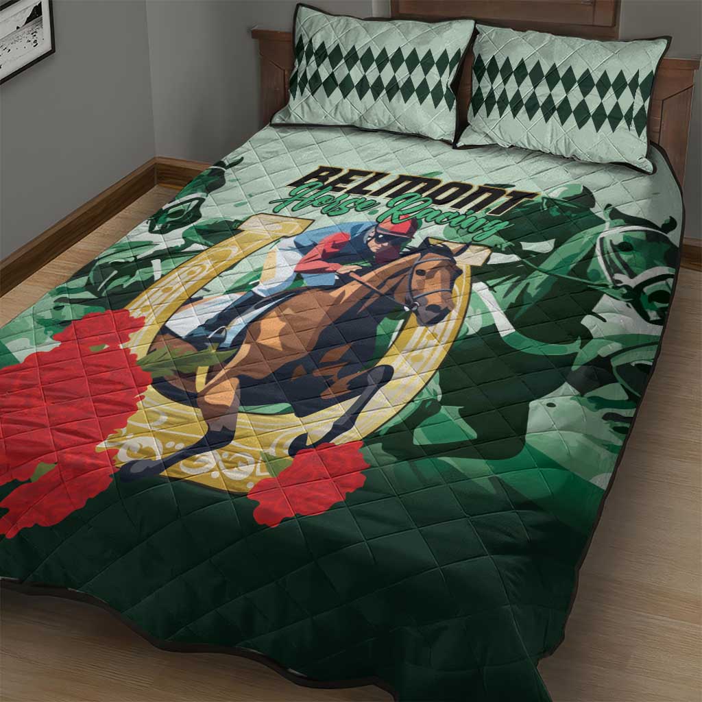 Belmont Horse Racing Quilt Bed Set The Test of the Champion
