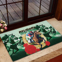 Belmont Horse Racing Rubber Doormat The Test of the Champion