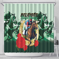 Belmont Horse Racing Shower Curtain The Test of the Champion