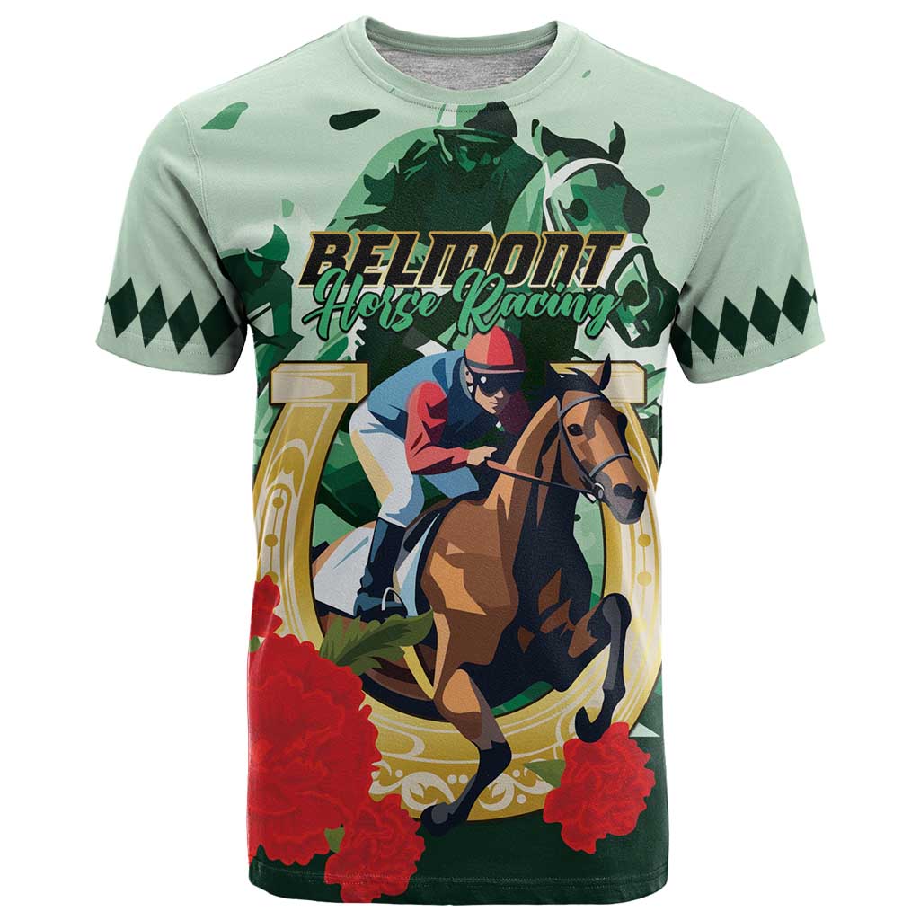 Personalized Belmont Horse Racing T Shirt The Test of the Champion