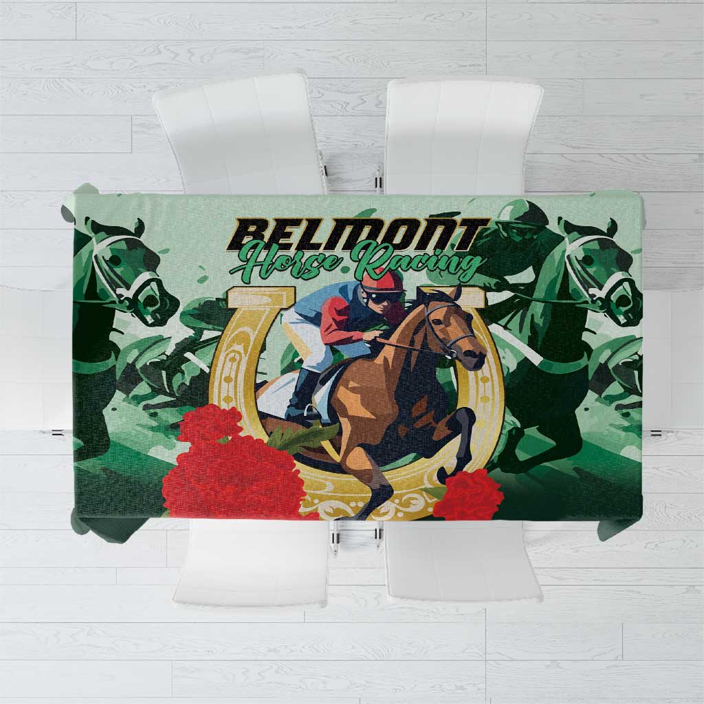 Belmont Horse Racing Tablecloth The Test of the Champion