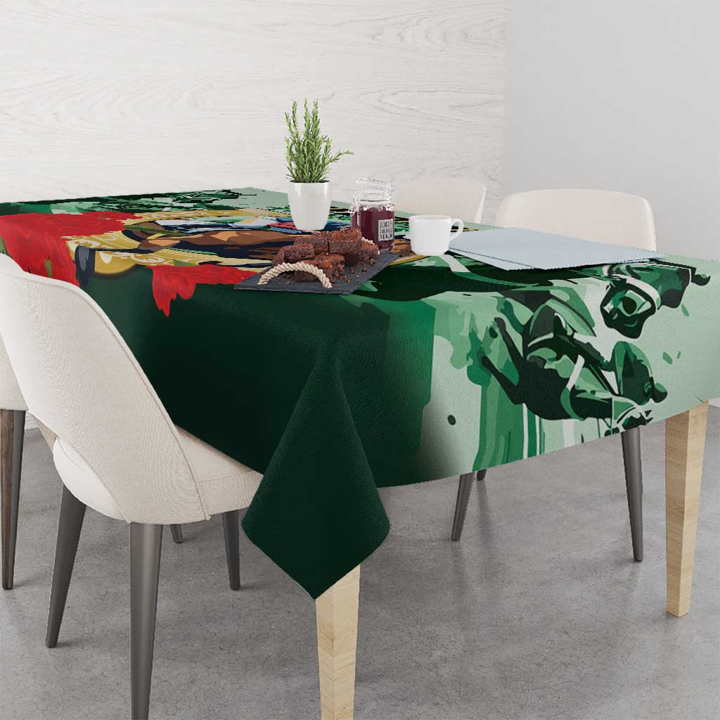 Belmont Horse Racing Tablecloth The Test of the Champion