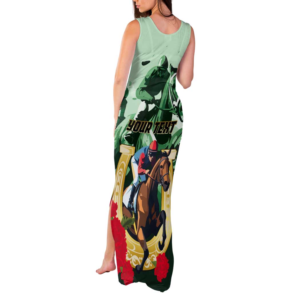 Personalized Belmont Horse Racing Tank Maxi Dress The Test of the Champion