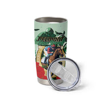 Personalized Belmont Horse Racing Tumbler Cup The Test of the Champion