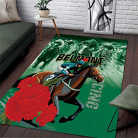 Belmont Horse Racing Area Rug Run for the Carnations