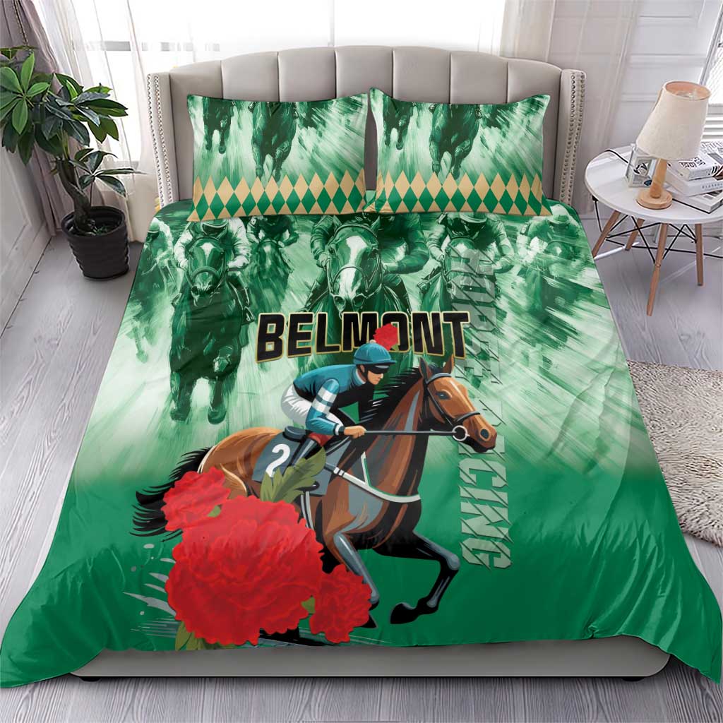 Belmont Horse Racing Bedding Set Run for the Carnations