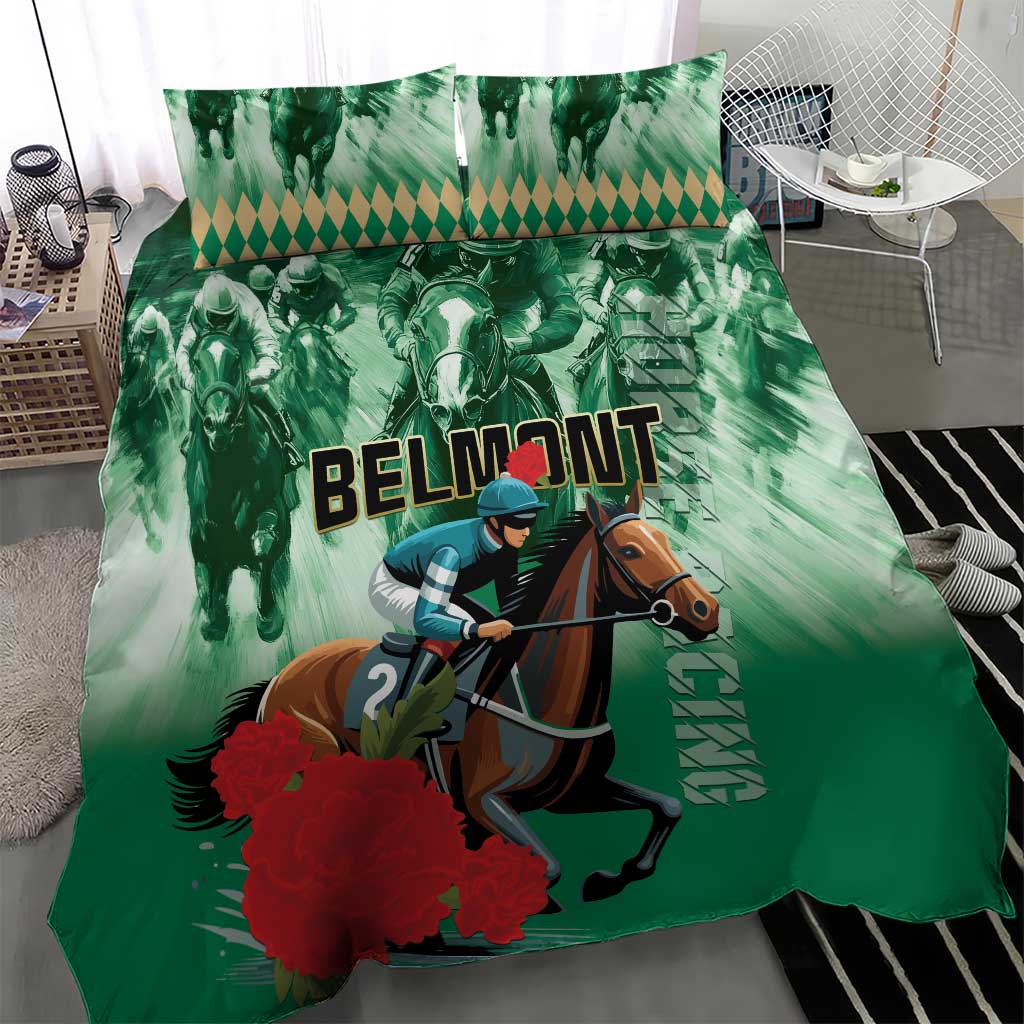 Belmont Horse Racing Bedding Set Run for the Carnations
